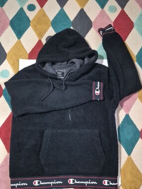 Champion Sherpa Half-Zip Pullover Hoodie